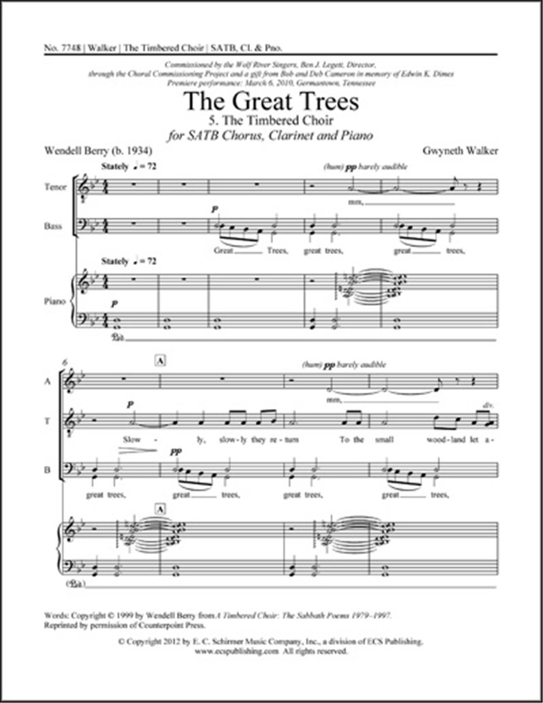 The Great Trees: 5. The Timbered Choir
